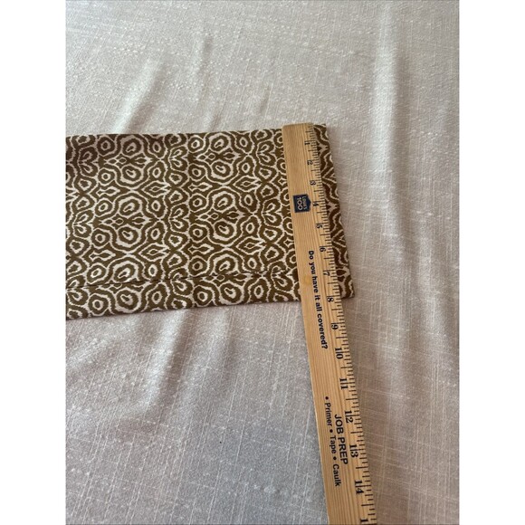 J Crew Tan Geometric Print City‎ Fit Cropped Chino Pants Women’s Size 8 - Picture 8 of 9